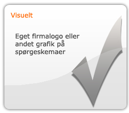 Gør spørgeskemaet personligt med eget logo eller lign.